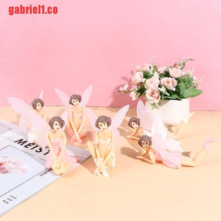 【gabriel1】3PCS Flying Flower Fairy DIY MiniatureDesktop Cake Decoration