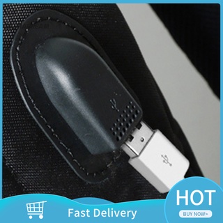 (Ga) C6601 mochila exterior USB externa interfaz de carga adaptador Cable de carga