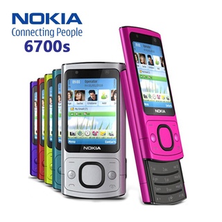 Nokia 6700 S Desbloqueado 5.0mp 3g Telefone Móvel Câmera Bluetooth 2.0 Java Slide Celular Apoio Cartão Micro Sd