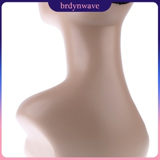 Brdynwave 18 pulgadas Abs maniquí De cabezal maniquí Modelo De soporte Para joyería gorro De peluca pañuelos Para exhibición con Cap Net