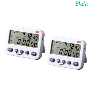 Blala YS-218 temporizador Digital 100 horas cuenta atrás y cuenta atrás temporizador de cocina con imán soporte colgante grande pantalla LCD