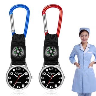 Enfermera reloj de bolsillo de cuarzo portátil Casual esfera redonda regalo para viajes al aire libre