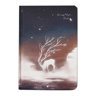 RA Cute Luminous Notebook Diary Paper Drawing Sketchbook Noctilucent Office Supplies (9)