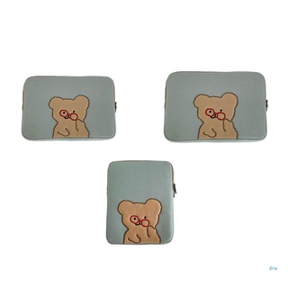 brie moda portátil caso bolsa para gafas de dibujos animados oso tablet funda interior bolsas 9.7 10.5 11 13 15 pulgadas