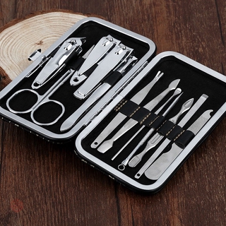 12 en 1 cortaúñas kit de cuidado de uñas set de pedicura tijera pinzas oreja pick utilidad manicura set herramientas (3)