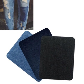 Shihang 2 piezas accesorios de ropa de hierro en bricolaje manualidades costura creativa apliques codo reparación rodilla Denim Jeans parches ropa pegatinas/Multicolor (8)