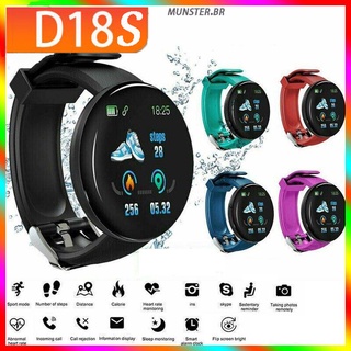 Relojes deportivos d18S reloj Inteligente resistente al agua con monitor de reloj Inteligente/reloj Inteligente IOS/Android