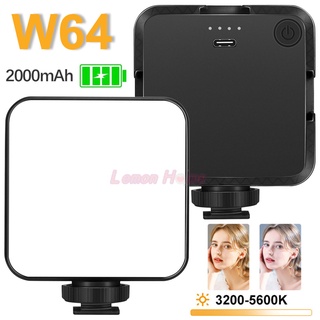 Lr- luz de transmisión en vivo de Video 3200K-6500K 5W luz LED ajustable para Smartphone Tablet portátil Notebook