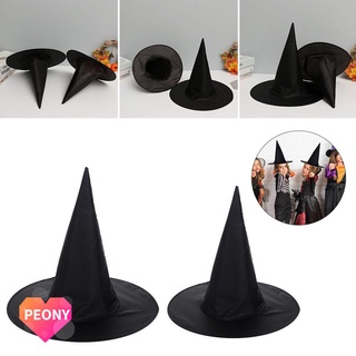 Peony novedad disfraz accesorio Cosplay vestido fiesta accesorios decoración niños negro Halloween bruja sombrero