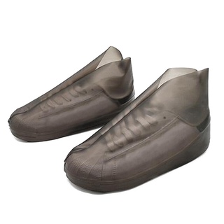 reutilizable antideslizante zapatos de lluvia cubre impermeable suave pvc cubierta de zapatos accesorios a prueba de polvo cubierta de lluvia zapatos protectores botas de lluvia