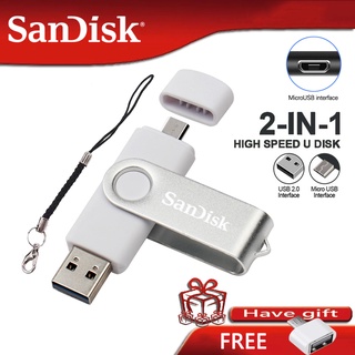 SanDisk Android OTB Teléfono Móvil/Ordenador Dos En Uno USB memory stick , Para smartphones 1GB 2GB 4GB 128GB 8GB 16GB 64GB 32GB 256GB 512GB 1TB 2TB