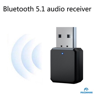 KN318 Bluetooth 5.1 Receptor De Audio De Doble Salida AUX USB Estéreo Coche Manos Libres Llamada fullhousee