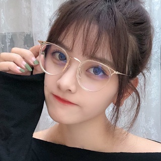 Las gafas Anti-radiación de moda coreanas de gato oreja estudiante gafas protegen los ojos (4)