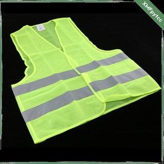 High Visibility Fabric Green Safety Vest Hi Vis Reflective Jacket