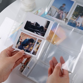 Multifunción transparente silicona joyería postal foto folleto sellado álbum de fotos bolsa de almacenamiento (1)
