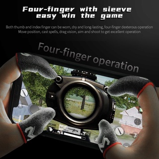 Hot Phone Games Sweat-proof Finger Gloves Thumbs Finger Cover Non-slip Sleeve For PUBG Touch Screen Game Gaming finger cots durable