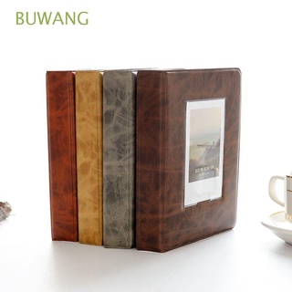 BUWANG 64 Pockets Photo Album Polaroid Mini Instant Album Picture Storage Case Sticker 3 Inches Name Card Star Collection Picture Frame Business Card Photocard Holder/Multicolor