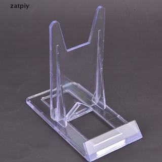 zatpiy - estante de plástico para placa de plástico, calidad ajustable, transparente, decoración, marco de fotos