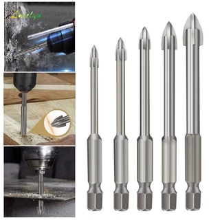 [lovelyu]herramienta De perforación 5 piezas de carburo cementado antioxidante eficiente para vidrio/espejo