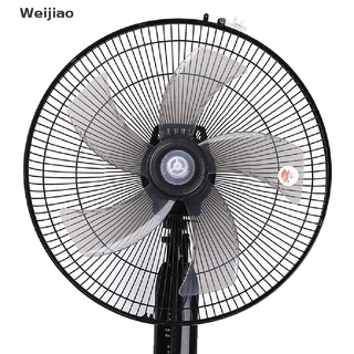 Weijiao - hoja de ventilador de plástico (16 pulgadas, cinco hojas, con tapa de tuerca para ventilador de Pedestal)