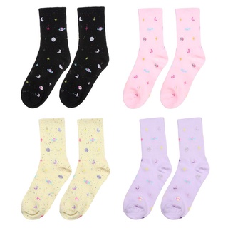 Calcetines De algodón transpirables cómodos para mujer/calcetines De felpa/calcetines deportivos/multicolores (5)