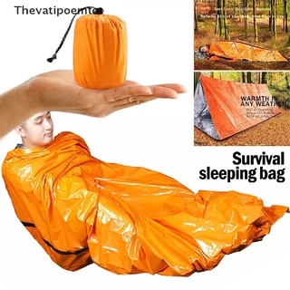 thevatipoemtot Emergency Survival Sleeping Bag Portable Waterproof Reusable Thermal Sleep Bag Popular goods (4)