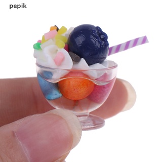 [pepik] 1:12 casa de muñecas miniatura arándano helado taza muñecas accesorios de cocina alimentos [pepik]