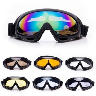 Gafas de esquí imitando salpicaduras deportes al aire libre ojos X400 gafas de viento y arena gafas