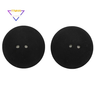 Squash Ball Two-Yellow Dots Low Speed Sports Rubber Balls Professional Player Competition Squash(2 Pcs )