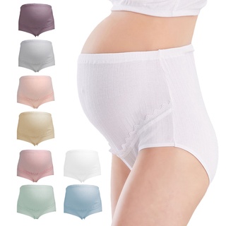 Mujer de cintura alta embarazada mujer ropa interior embarazada transpirable ropa interior femenina unrtjke.br