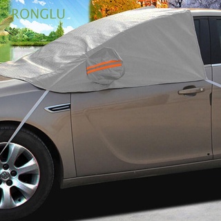 Ronglu Protector de pantalla a prueba de polvo Protector de pantalla impermeable SUV espejo cubre coche cubierta de nieve coche parabrisas cubierta/Multicolor