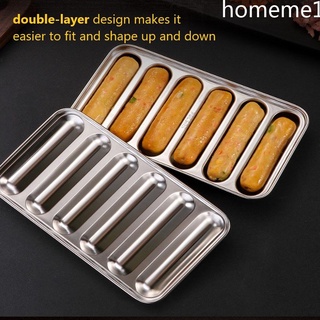 [en stock] molde de salchicha de acero inoxidable 304 niños hot dog hacer molde complementario diy jamón horneado caja de salchichas nuevo