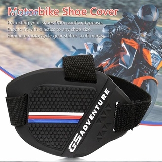 Missece - almohadilla de cambio de marchas para motocicleta, resistente al desgaste, zapatos de equitación, cubierta protectora de calidad (4)