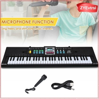 teclado piano 61 teclas digital piano órgano con kit de micrófono para el hogar etapa