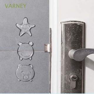 VARNEY Waterable Door Stoppers Mute Antiskid Pad Door Knob Pad Shock Absorber Transparent PU Safety Door Handle Bumpers Self Adhesive Rubber Pad