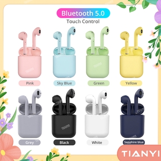 TWS Bluetooth Earphone i12 9 Colors inPodTouch Airpod Key Wireless Headphone Earbuds Sports Headsets For iPhone Xiaomi Smart Phone Android