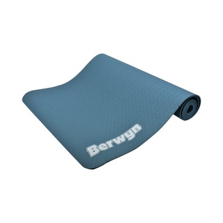 Berwyn - alfombrilla de Yoga de una sola capa, color azul