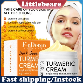 littlebeare.co 30g Face Cream Skin Nourishing Whiten Acne Skin Care Moisturizers Repair Cream for Women