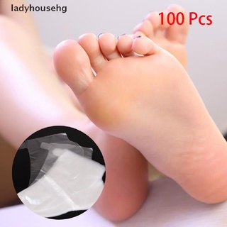 Ladyhousehg 100 Pcs Disposable Foot Covers One-Time Foot Cover Film Pedicure Remove Chapped Hot Sell