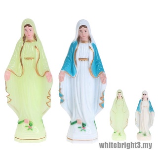 [WHITE3] Estatua de maría católica virgen hecha a mano estatua de virgen maría jesús decoración del hogar