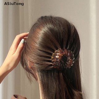 Asiutong clips Vintage para el cabello con hebilla De cola De caballo