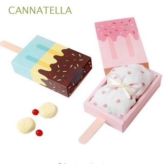CANNATELLA 10/30/50pcs Candy Box Treat Wedding Favors Gift Boxes Biscuit Cookies Baby Shower Cartoon Snack Ice Cream Shape Party Supplies