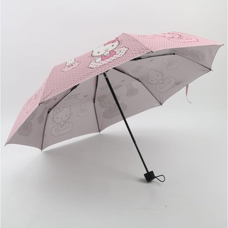 Life-365 Hello Kitty-Paraguas Para Sol , Diseño De Dibujos Animados , Protección UV (6)