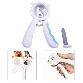 Dog Cat Pets Nail Clippers and Trimmers - with Safety Anti Spitting, Free Nail File, Razor Sharp Blade - Professional Grooming Tool for All Animals
