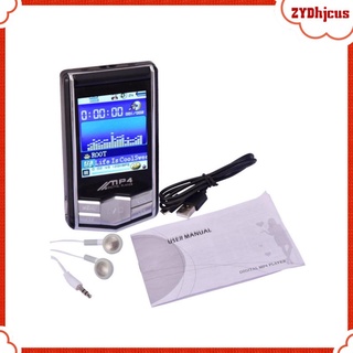 16GB MP4 MP3 Música Media Reproductor De Vídeo Slim 1.8 Pulgadas LCD FM-Radio Grabadora