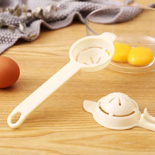 Separador de clara de huevo de mango largo caliente separador de huevos de plástico cocina hogar herramientas de hornear