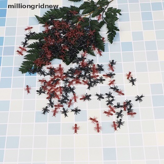 [milliongridnew] 50/100/200 piezas de plástico realista hormigas realistas bromas de halloween bromas juguetes decoración