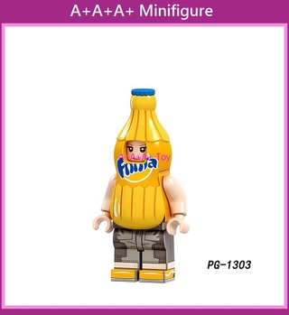 lego minifigures pg8134 ahumado puro leche coca fanta sprite salsa bloques de construcción juguetes (8)