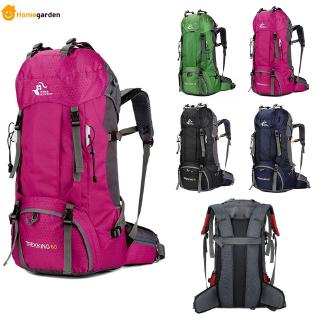 *o* 60l mochila impermeable al aire libre senderismo camping bolsa deportiva con cubierta de lluvia