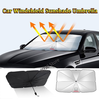 Parabrisas delantero del coche Parasol Auto rayos UV y Reflector de calor plegable paraguas para Honda Vezel CRV Accord Fit